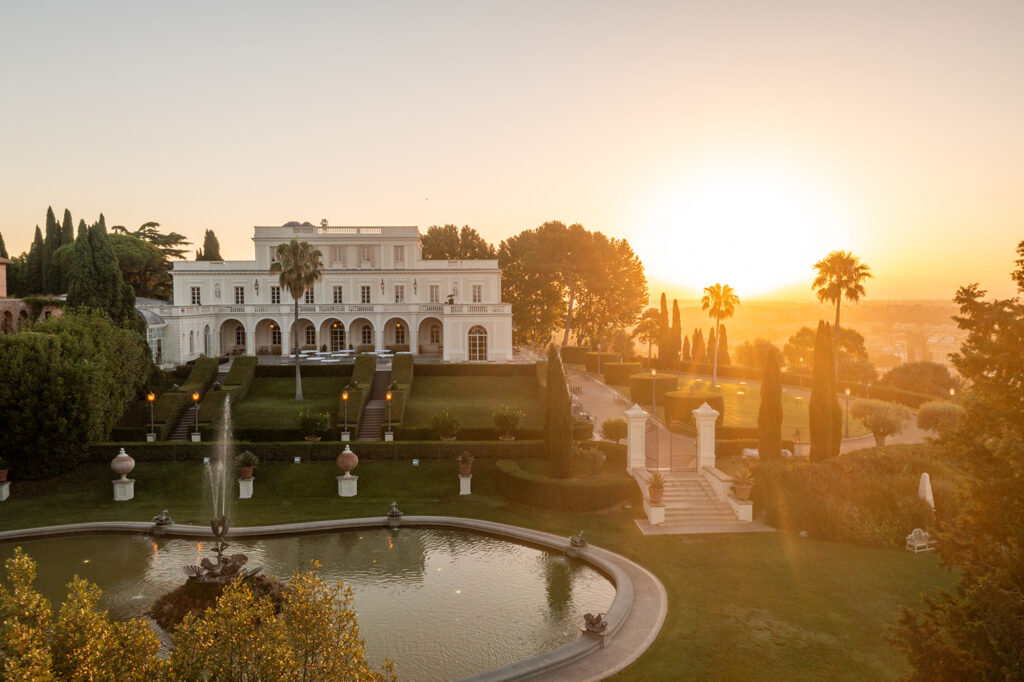 Villa Miani Rom: Heiraten in der Hochzeitslocation mit Blick über Rom 1 Ein herrschaftliches Anwesen: Die Luxus Location Villa Miani in Rom