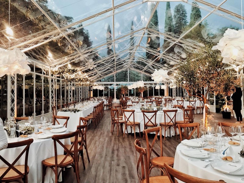 Hochzeitslocation Isola del Garda: Heiraten am Gardasee 7 Festzelt Isola del Garda
